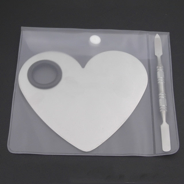 EZONE Stainless Steel Paint Palette For Water Color Acrylic Makeup Palette Watercolor Oil Painting Art Supply Material Escolar