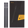 Tenwin 12pcs Black Sketch Charcoal Pen Soft/Medium/Hard