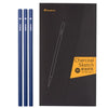 Tenwin 12pcs Black Sketch Charcoal Pen Soft/Medium/Hard