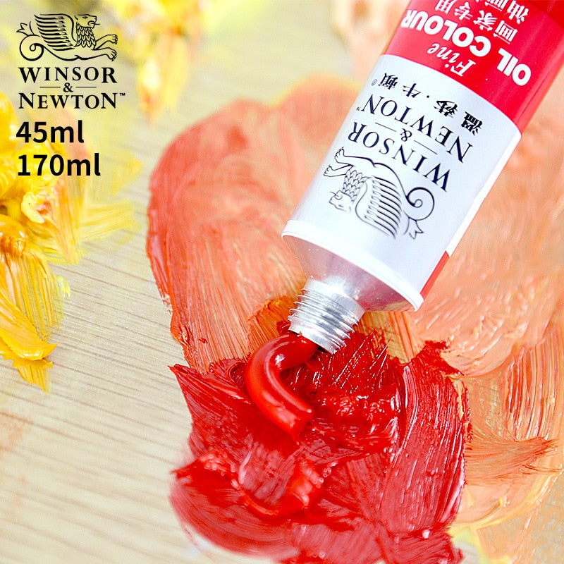 45ml/tube Winsor & Newton Fine Oil Color colors oil paints drawing pigments art supplies tool set