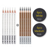 Marco Wood Drawing Sketch Pencil Soft Charcoal  Pencils Pen Black White Brown for Student  Sketching Professional Art Supplies