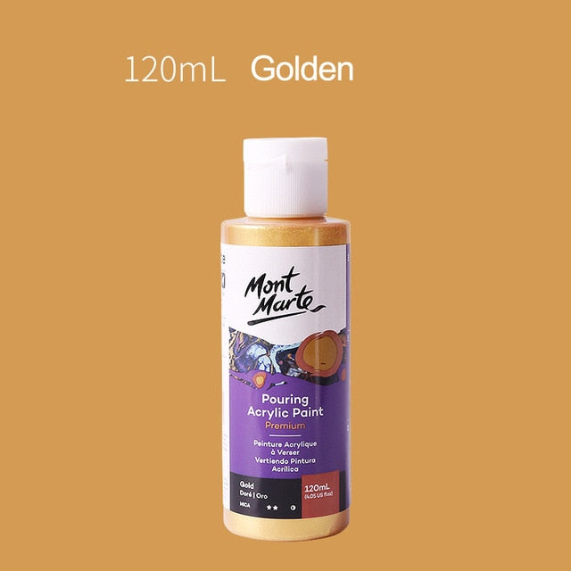 120/240ML 1Piece Pigment Acrylic Paint Set Fluid Paint Acrylic Canvases for Painting Pouring Medium Big Oil Paints Drawing Art
