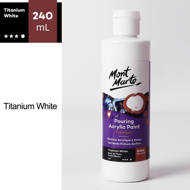 120/240ML 1Piece Pigment Acrylic Paint Set Fluid Paint Acrylic Canvases for Painting Pouring Medium Big Oil Paints Drawing Art
