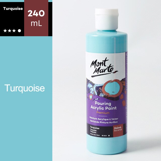 120/240ML 1Piece Pigment Acrylic Paint Set Fluid Paint Acrylic Canvases for Painting Pouring Medium Big Oil Paints Drawing Art