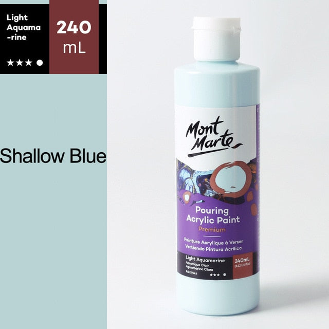 120/240ML 1Piece Pigment Acrylic Paint Set Fluid Paint Acrylic Canvases for Painting Pouring Medium Big Oil Paints Drawing Art