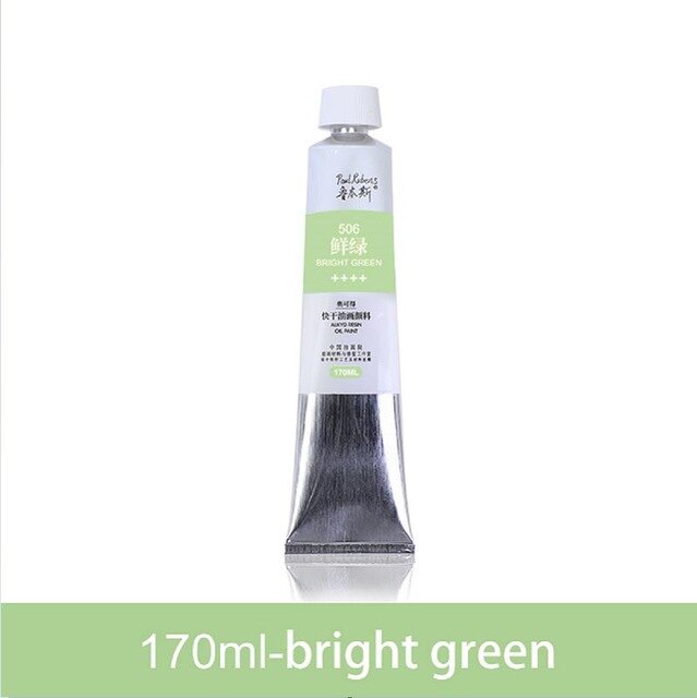 Official Paul Rubens Professional Oil Paints Alkyd Series Fast Dry 170ml Oil Canvas Pigment for Beginner Art Supplies