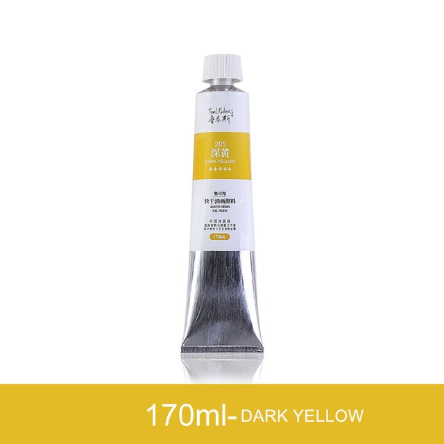 Official Paul Rubens Professional Oil Paints Alkyd Series Fast Dry 170ml Oil Canvas Pigment for Beginner Art Supplies