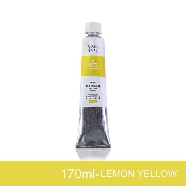 Official Paul Rubens Professional Oil Paints Alkyd Series Fast Dry 170ml Oil Canvas Pigment for Beginner Art Supplies