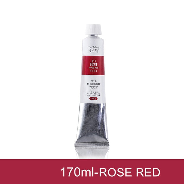 Official Paul Rubens Professional Oil Paints Alkyd Series Fast Dry 170ml Oil Canvas Pigment for Beginner Art Supplies