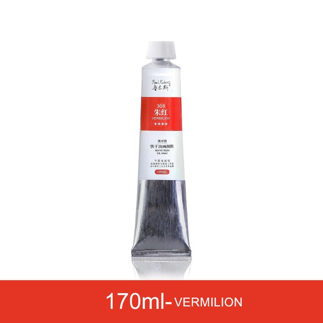 Official Paul Rubens Professional Oil Paints Alkyd Series Fast Dry 170ml Oil Canvas Pigment for Beginner Art Supplies