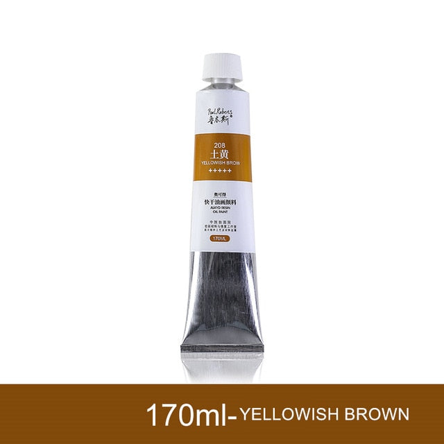 Official Paul Rubens Professional Oil Paints Alkyd Series Fast Dry 170ml Oil Canvas Pigment for Beginner Art Supplies