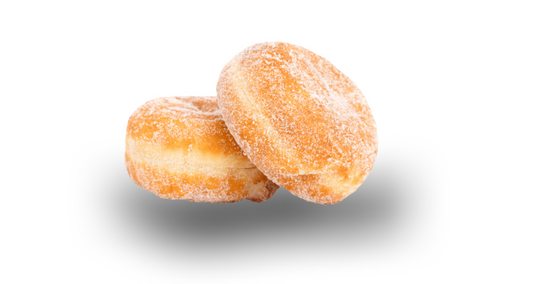 Sugar-coated doughnuts