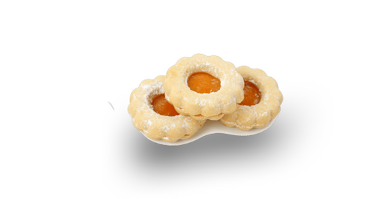 Jam-filled sandwich