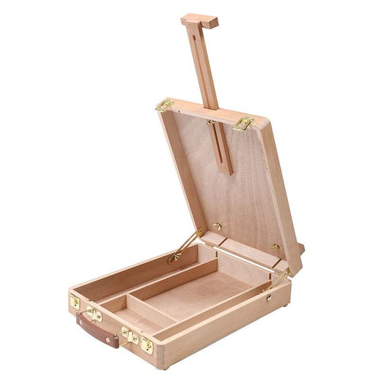 ABHH Hot Easel Artist Craft with Integrated Wooden Box Art Drawing Painting Table Box