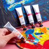 Tubular 20ml Oil Painting set Pigment Beginner Hand Paint Dyestuff Coating Art Supplies Articles 12/24 colors brush