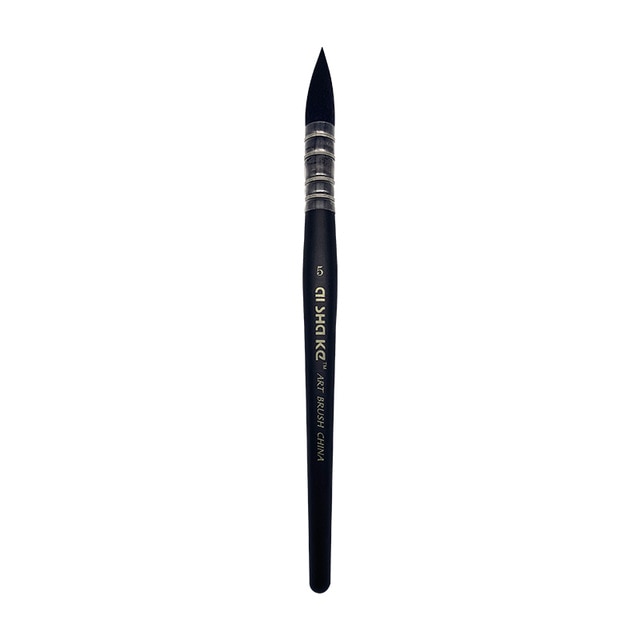 1Peice Watercolor Brush Wood Paint Brush Artist Hand Painting Brushes Water Color Gouache Drawing Art Brush Supplies