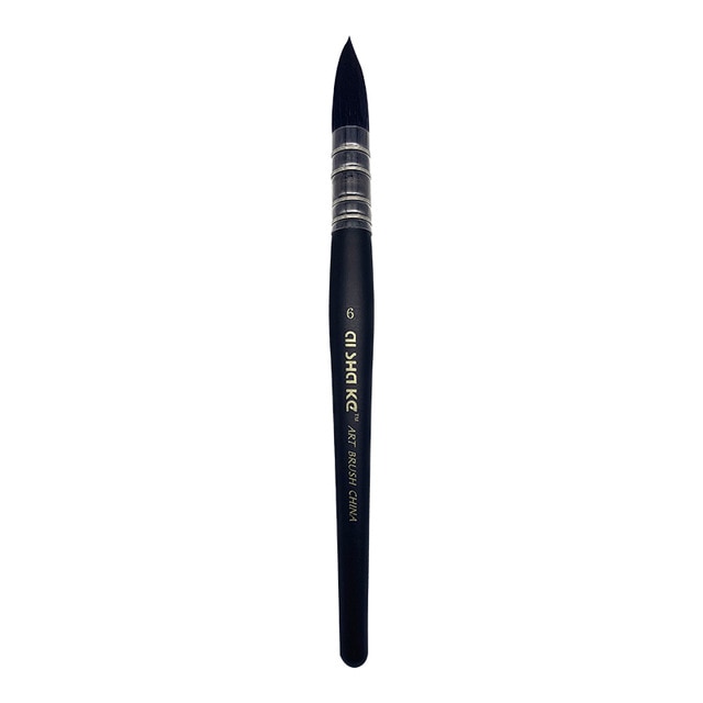 1Peice Watercolor Brush Wood Paint Brush Artist Hand Painting Brushes Water Color Gouache Drawing Art Brush Supplies