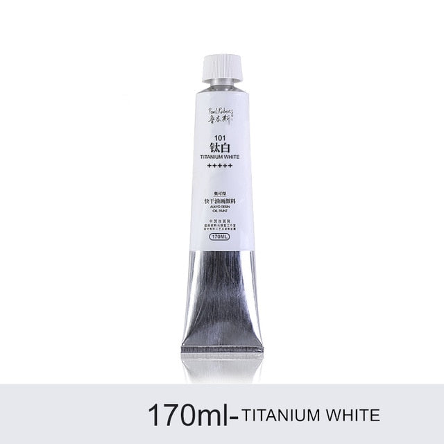 Official Paul Rubens Professional Oil Paints Alkyd Series Fast Dry 170ml Oil Canvas Pigment for Beginner Art Supplies