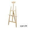 Starplast easel wooden stand, printed canvas painting, form A, different measures for painting, drawing, etc.