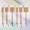 2690 one piece high quality goat hair carbonated bamboo handle watercolor paint artist art supplies brush